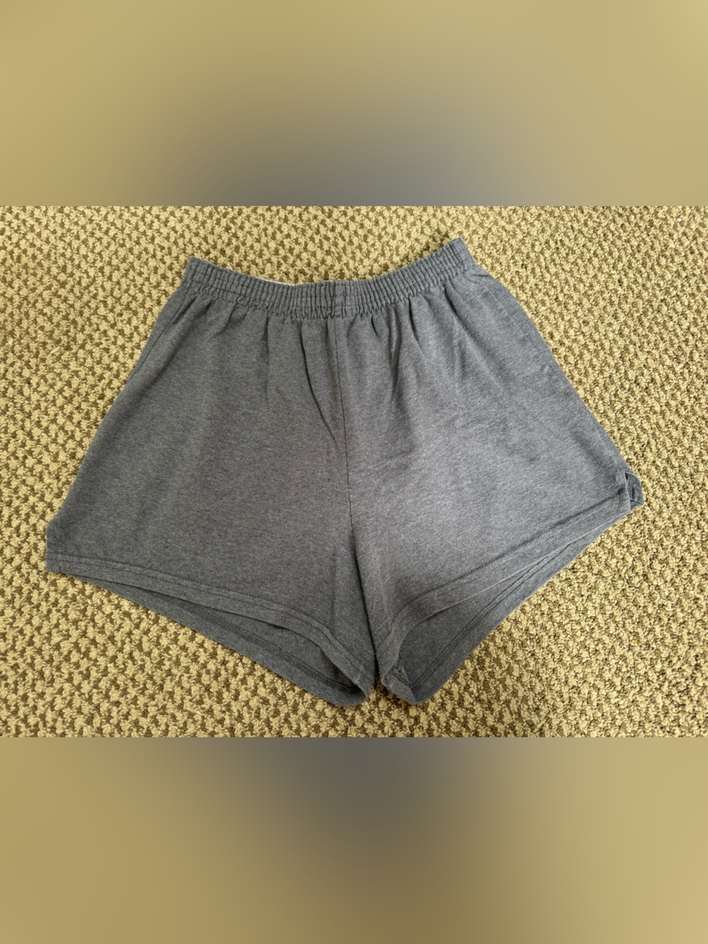 Women's Gray Casual Elastic Waist Shorts